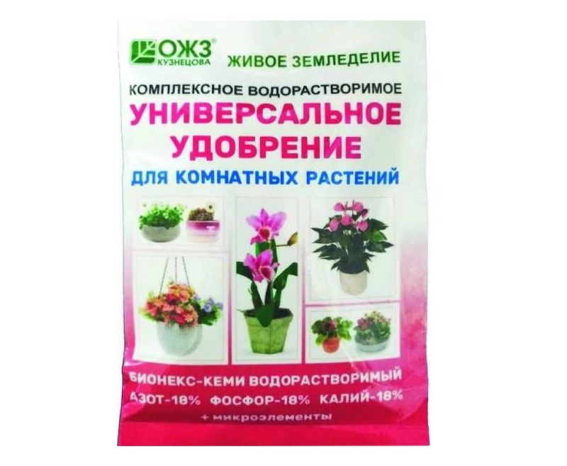 Бионекс-Кеми комплексное удобрение для комнатных растений 50 гр