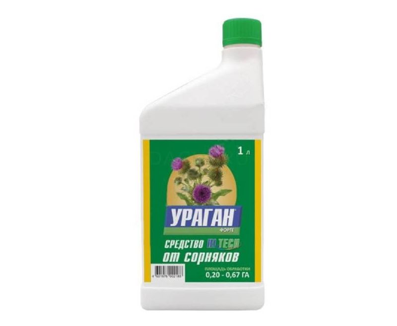 Ураган Фортэ 1 л средство от сорняков ( площадь обработки 0,2-0,67 ГА)