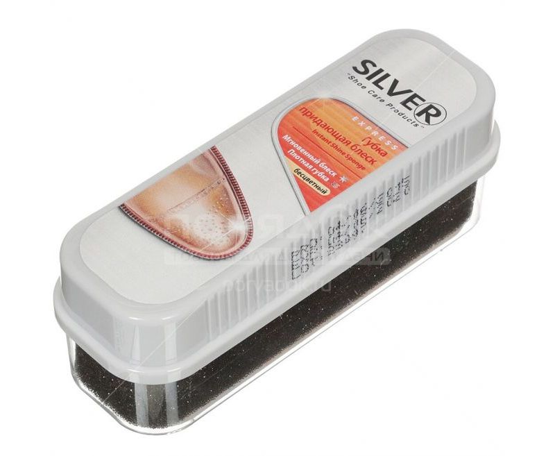 Сильвер губка для обуви бесцветная Сильвер губка для обуви бесцветная