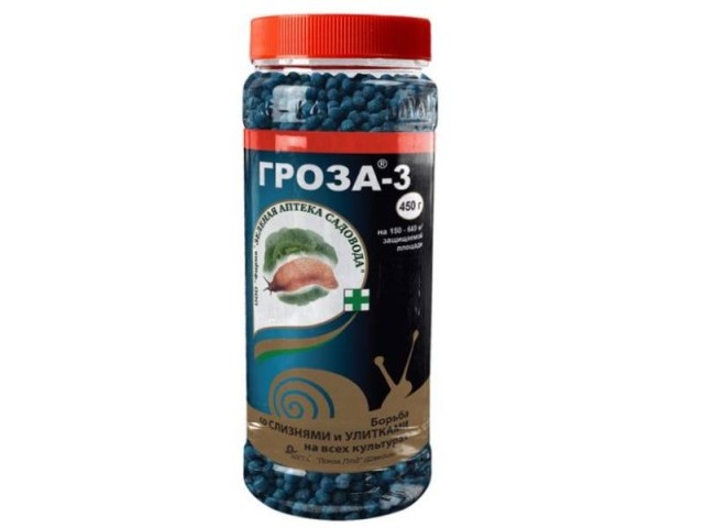 Гроза-3, 450гр от слизней и улиток