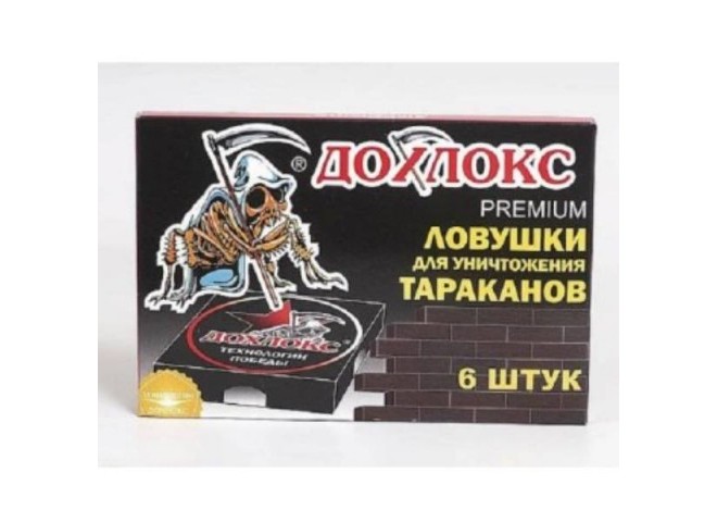Дохлокс Ловушки от тараканов 6 шт