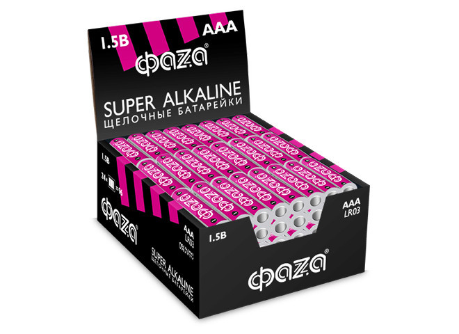 ФАZА LR03 Super Alkaline Блистер-4 /576