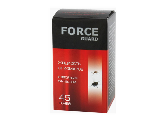 FORCE guard жидкость от комаров С двойным эффектом
