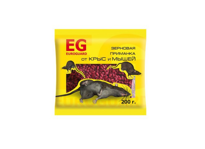EUROGUARD зерно от крыс и мышей 200 г