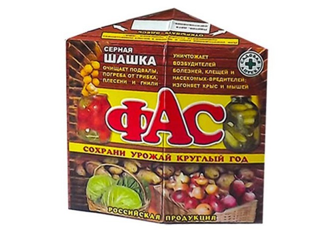 ФАС СЕРНАЯ ШАШКА СТАНДАРТНАЯ 300 г